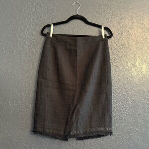 J. Crew Pencil Skirt with Fringe